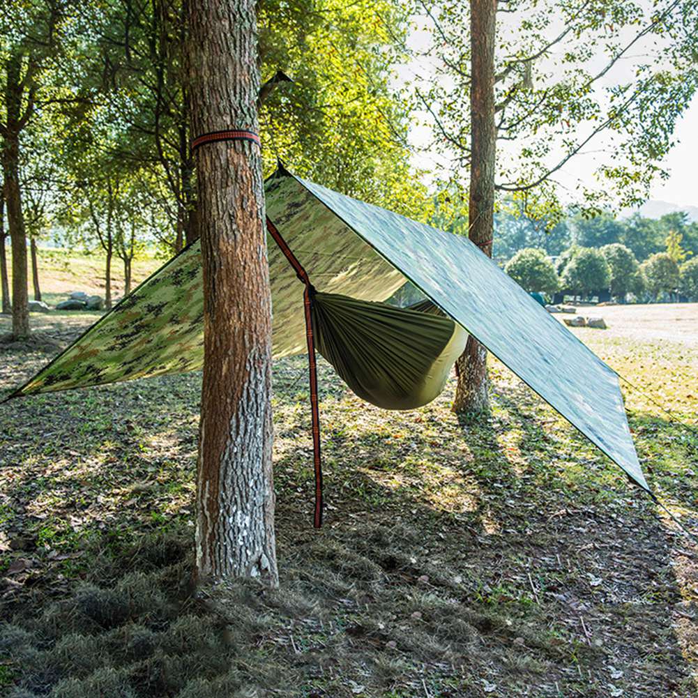 Cheap Goat Tents Multifunctional Hammock Tent Waterproof Beach Tarp Outdoor Awnings Camping Tents Accessories Sun Protection Canopy Survival Kit   